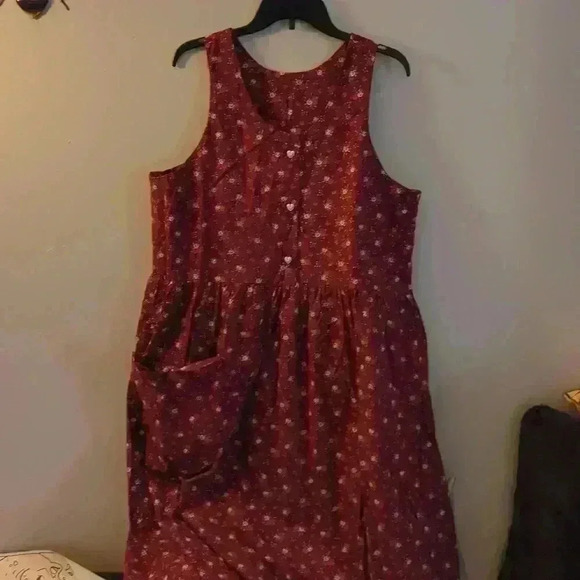 Cranston Print Workshop, red dress medium - Picture 2 of 8